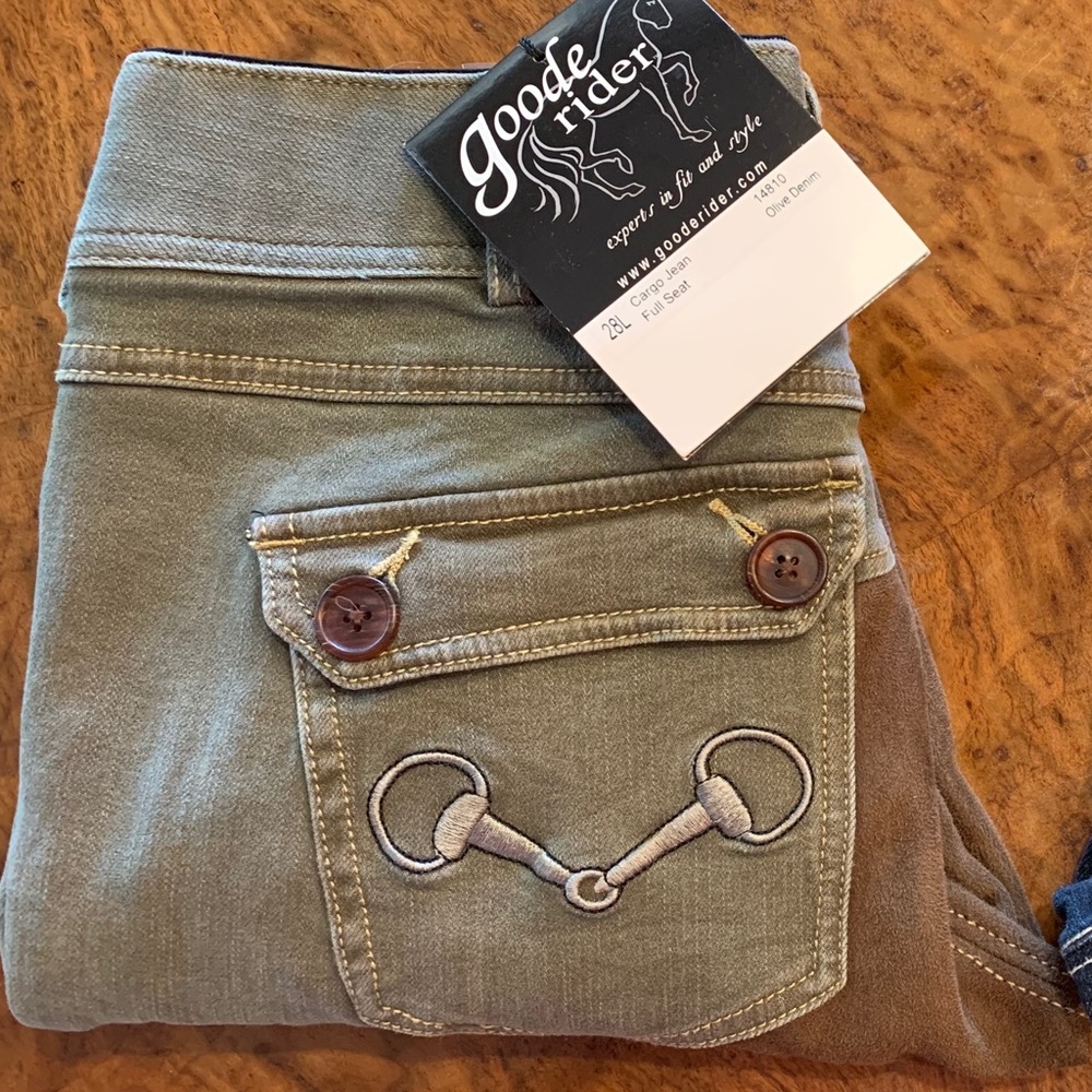 Goode Rider Full Seat Cargo Breeches 28L